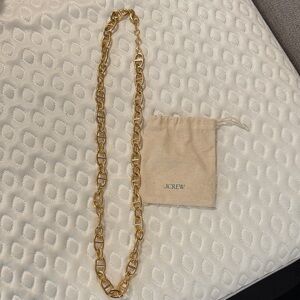 J. Crew Elegant Gold-Tone Chain Necklace